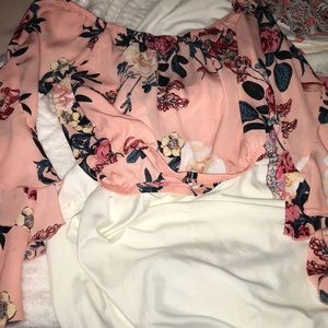 Charlotte Russe Floral Crop Top